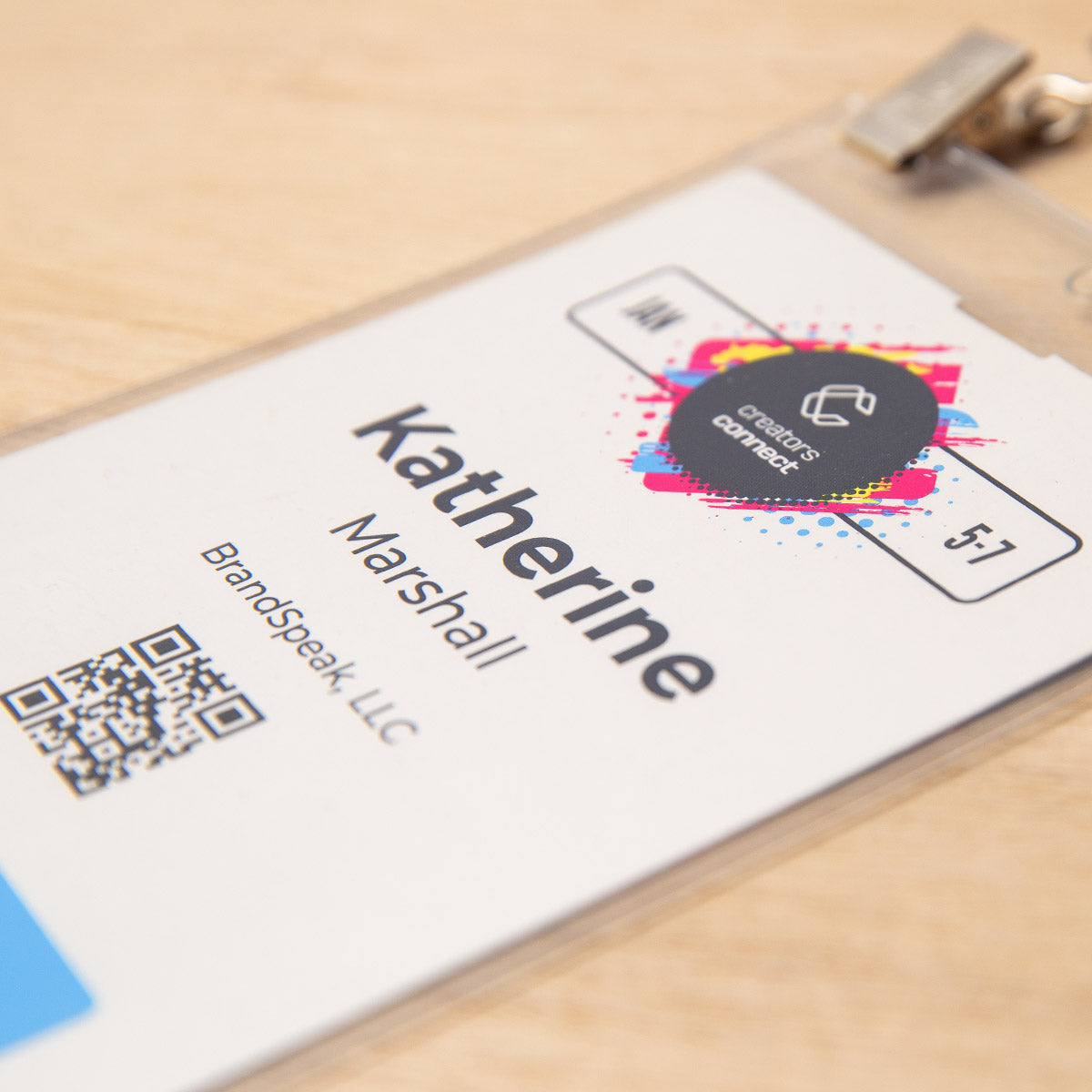 4" x 6" Paper - Event Badge