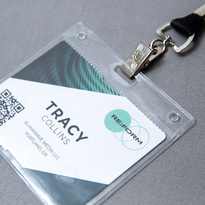 4" x 3" Event Badge Holder